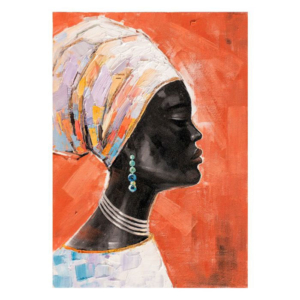 Pintura africana lienzo decoración
